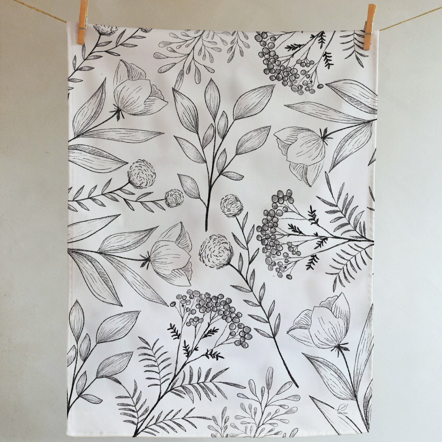 Kitchen towel - Botany
