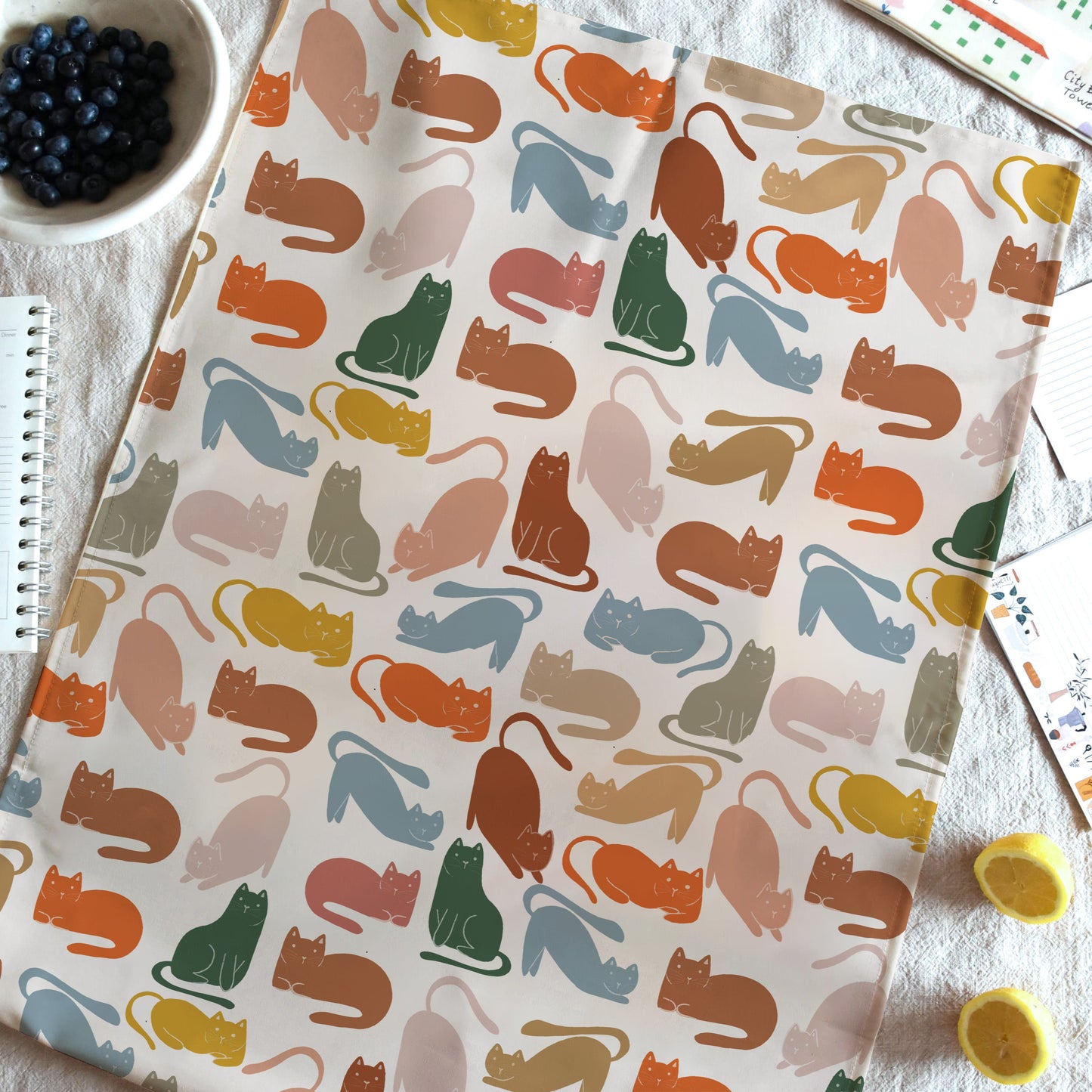 Kitchen towel - Cats