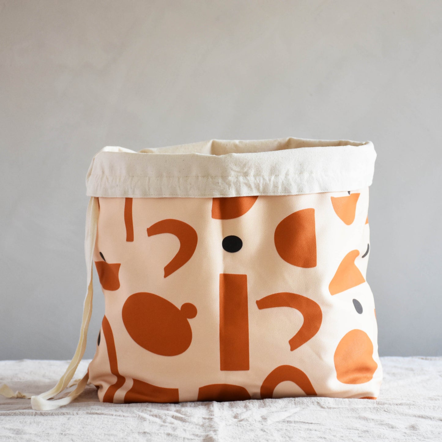 Large canvas storage basket - Oblo