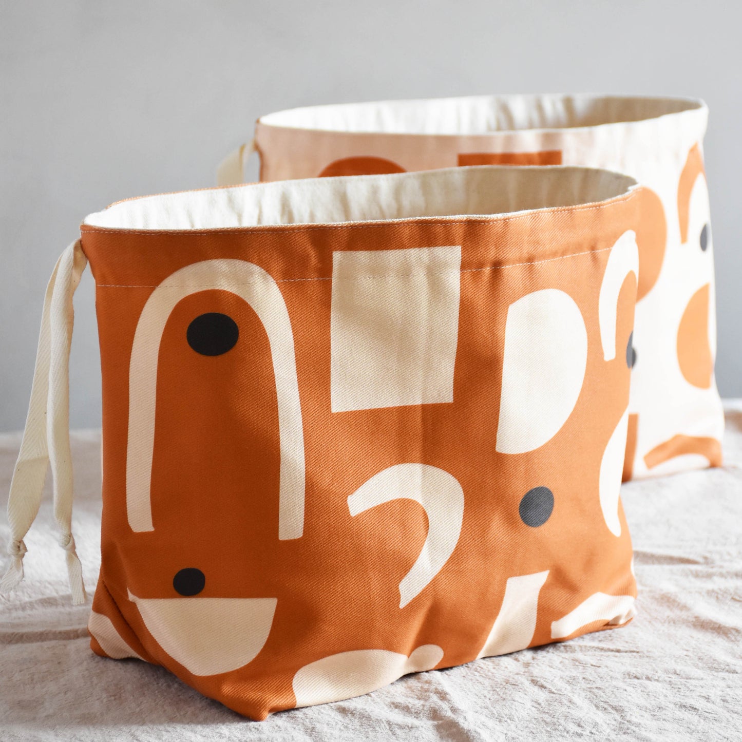 Canvas storage basket - Oblo