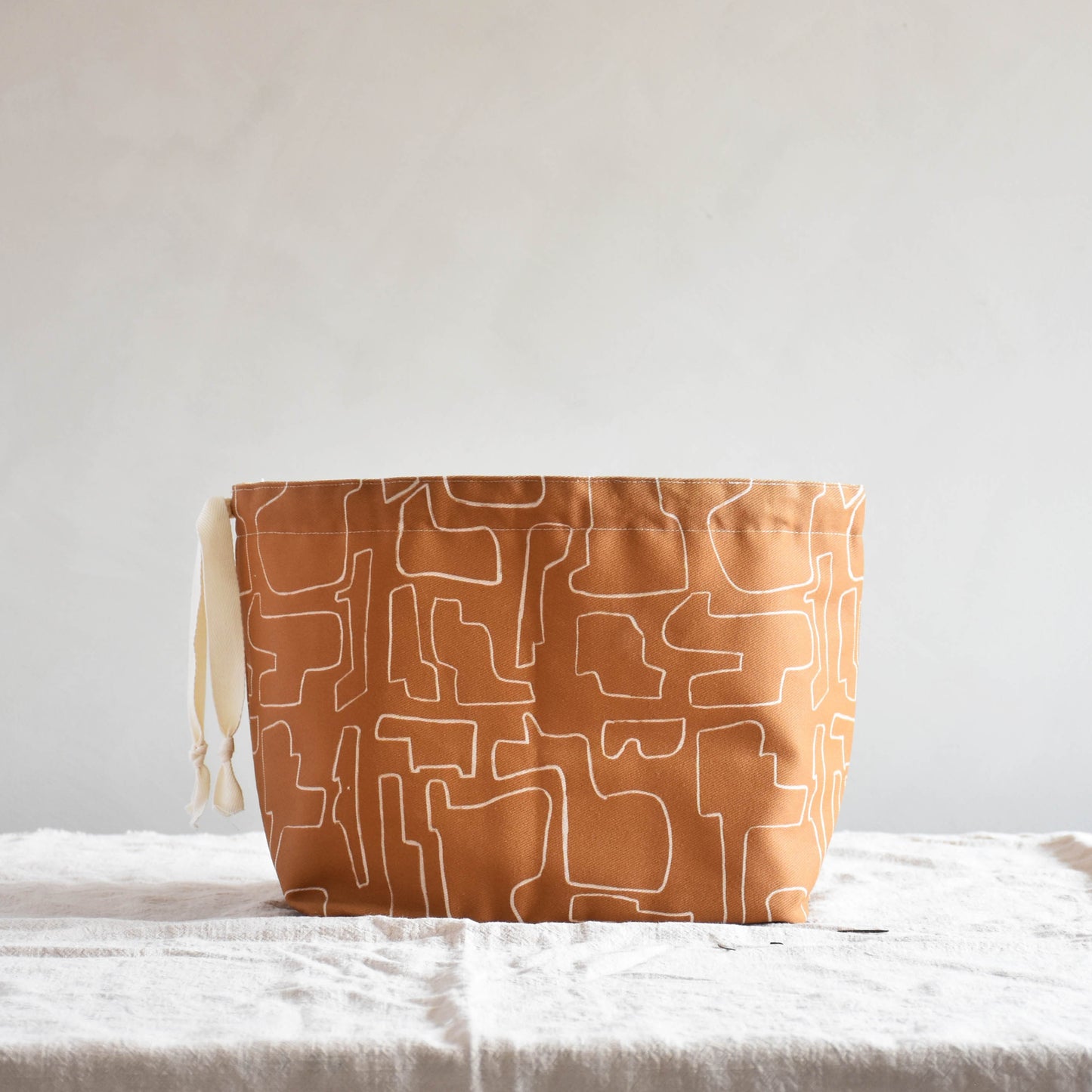Canvas storage basket - Shape and color
