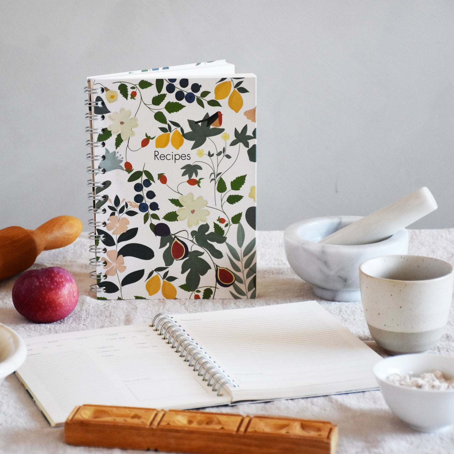 Floral recipe book