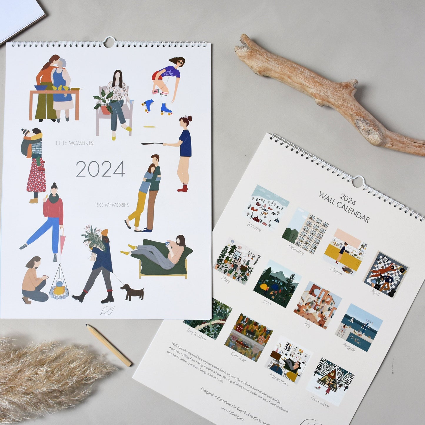 Wall Calendar 2024- Little moments, big memories