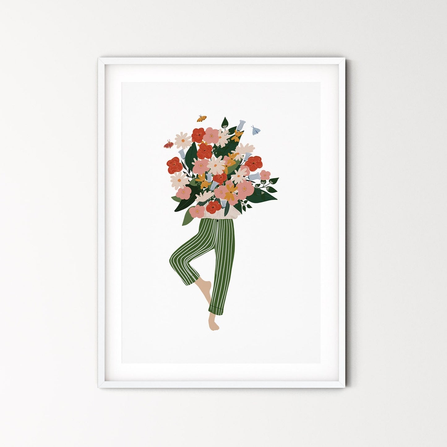 Just a girl and her flowers