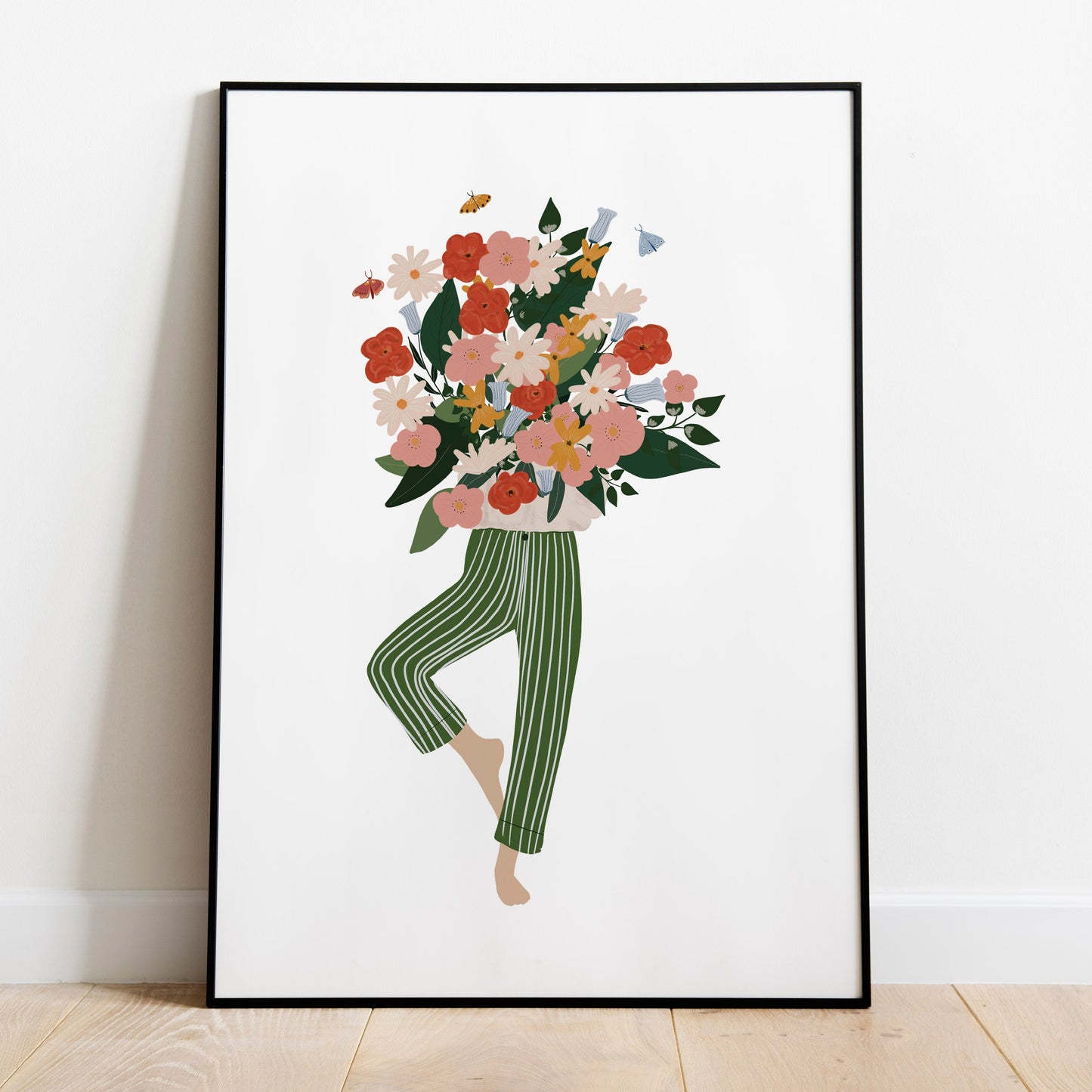 Just a girl and her flowers