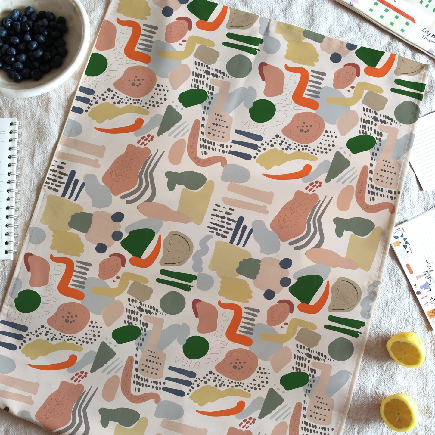 Kitchen towel - Shapes