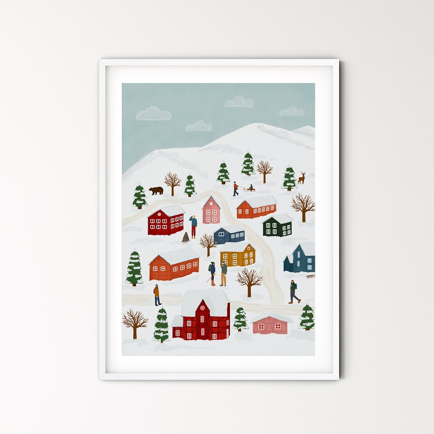 Winter village