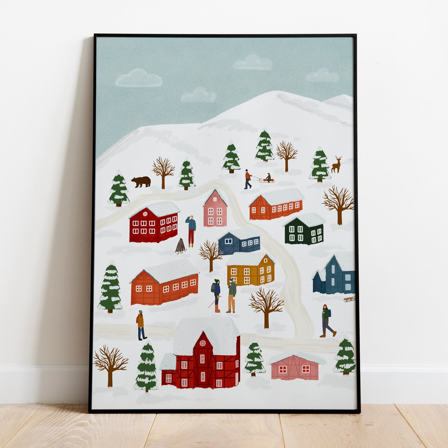 Winter village