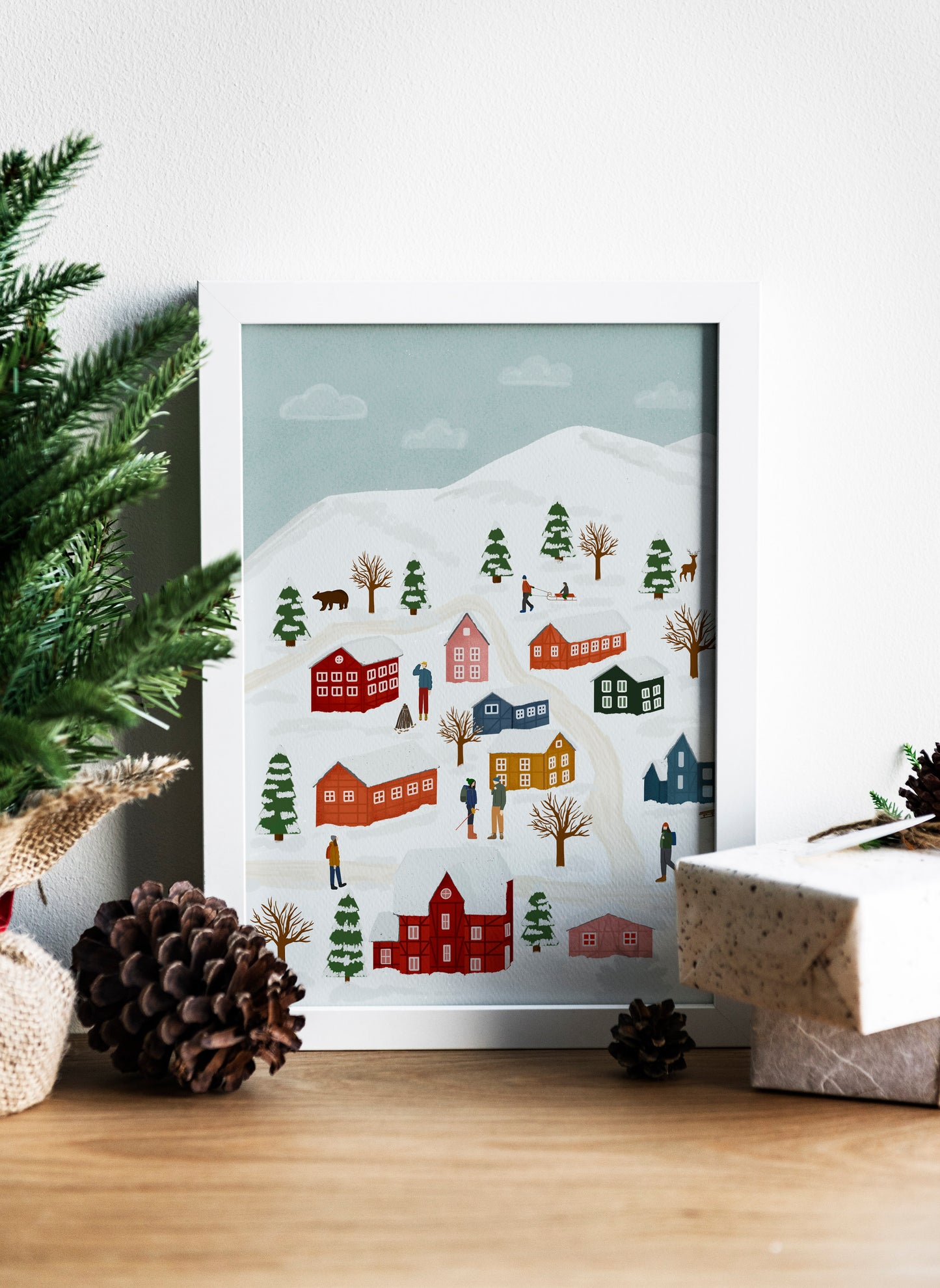 Winter village