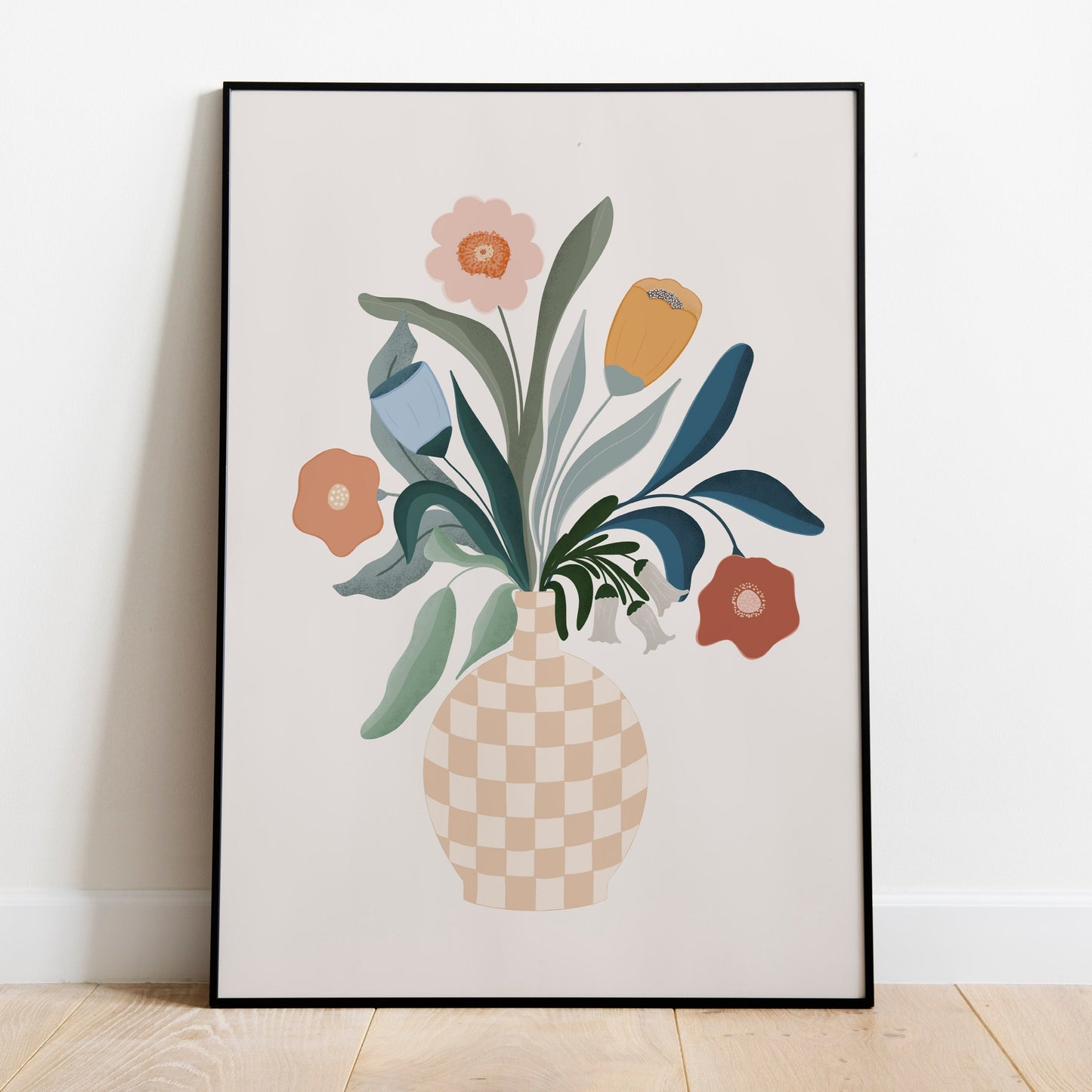A vase with flowers