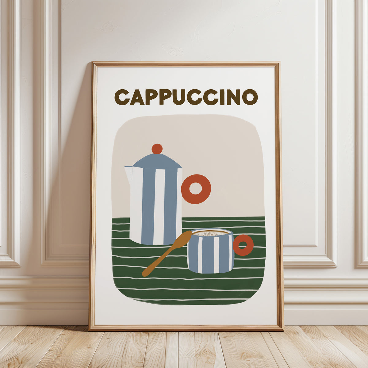 Cappuccino – Art print za ljubitelje kave
