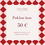 Poklon bon List Living - 50 €
