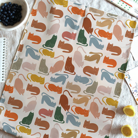 Kitchen towel - Cats