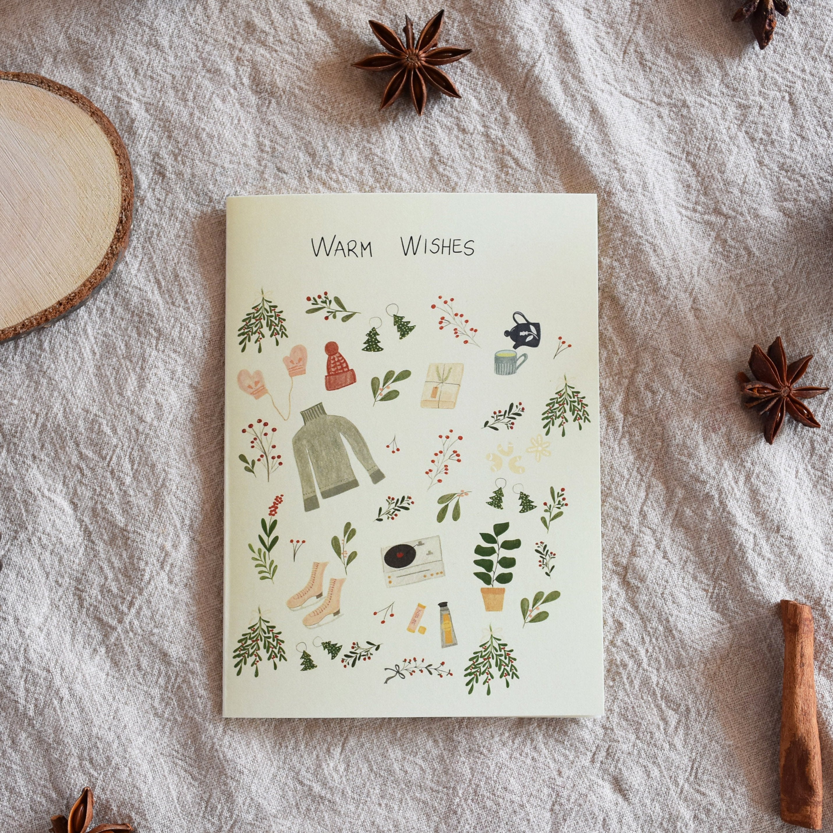 Greeting card -  Warm wishes