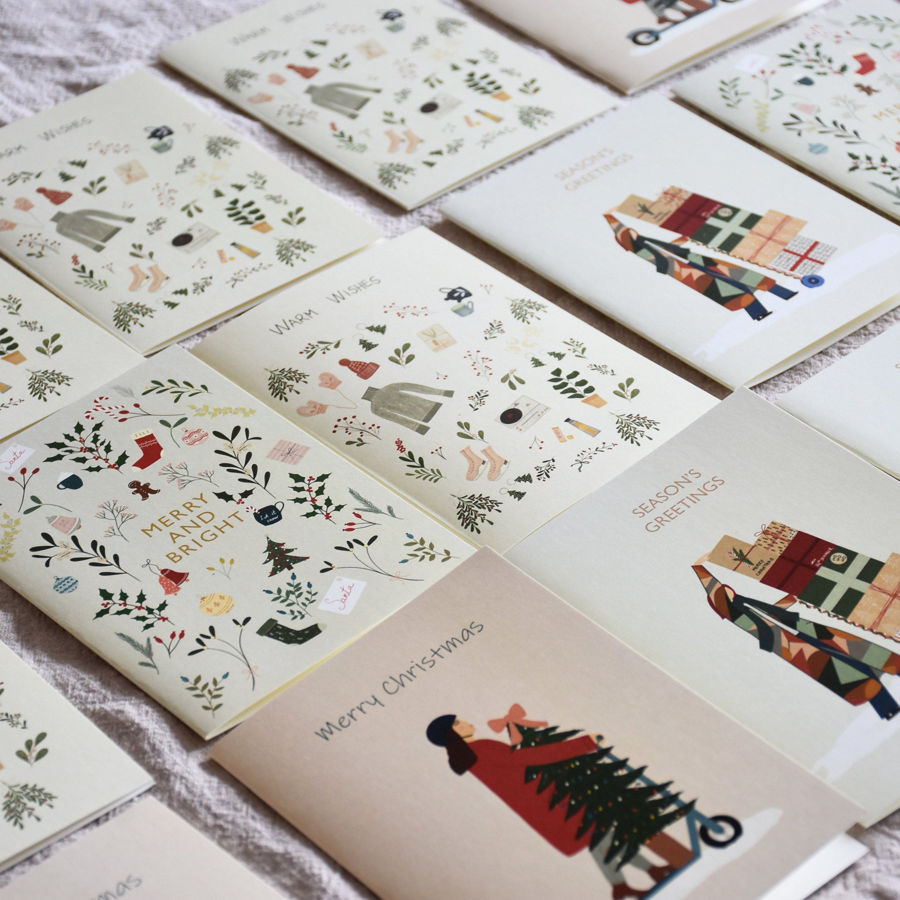 Christmas Greeting Card Set (Pack of 4)