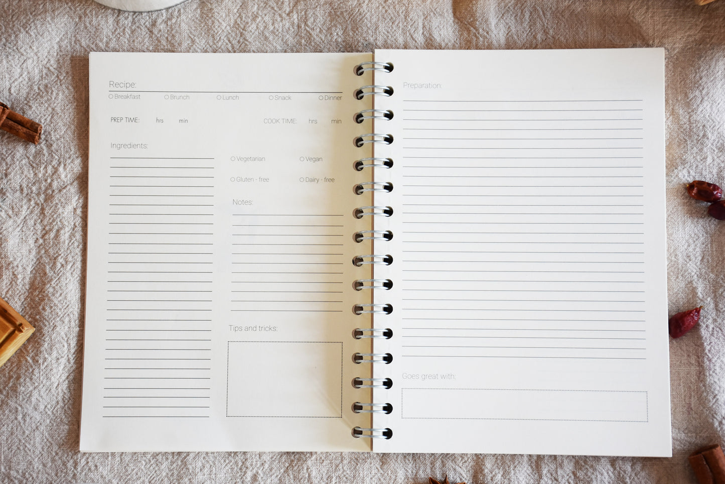 Recipe notebook - eng.