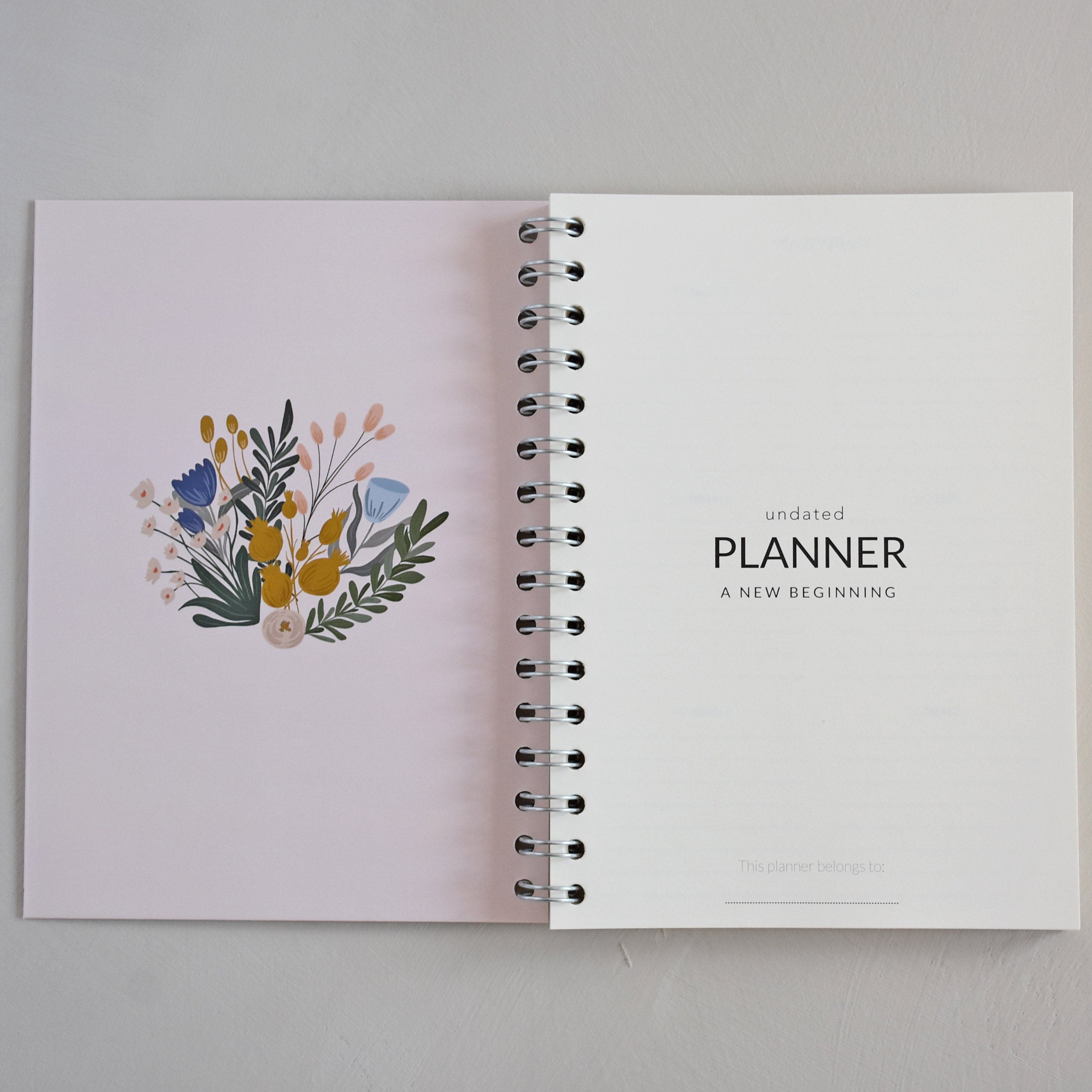 Planner - Floral
