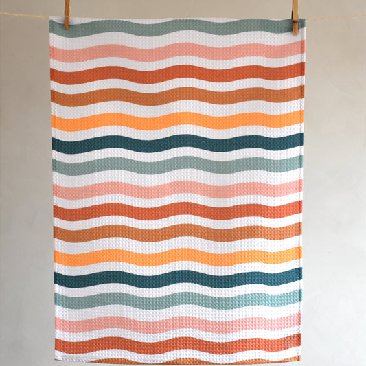 Kitchen waffle towel - Stripes