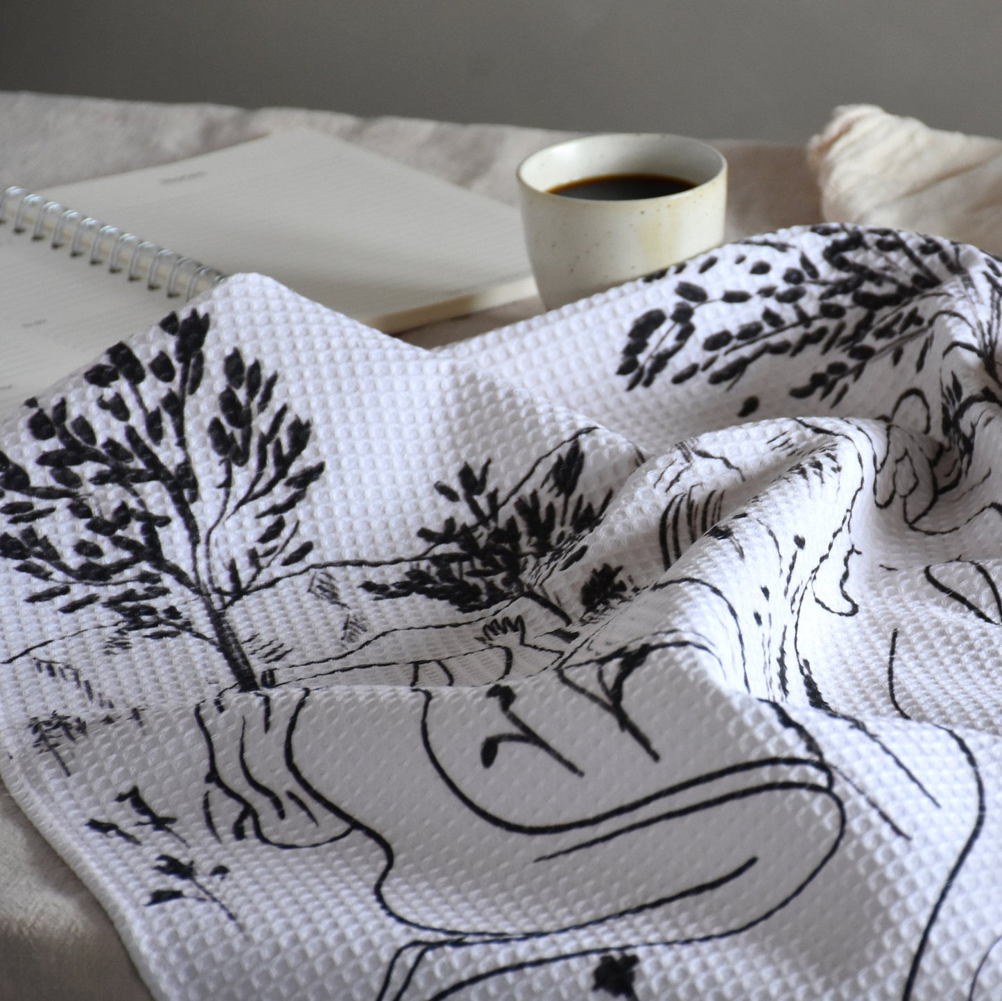 Waffle towel - Whispers of the River