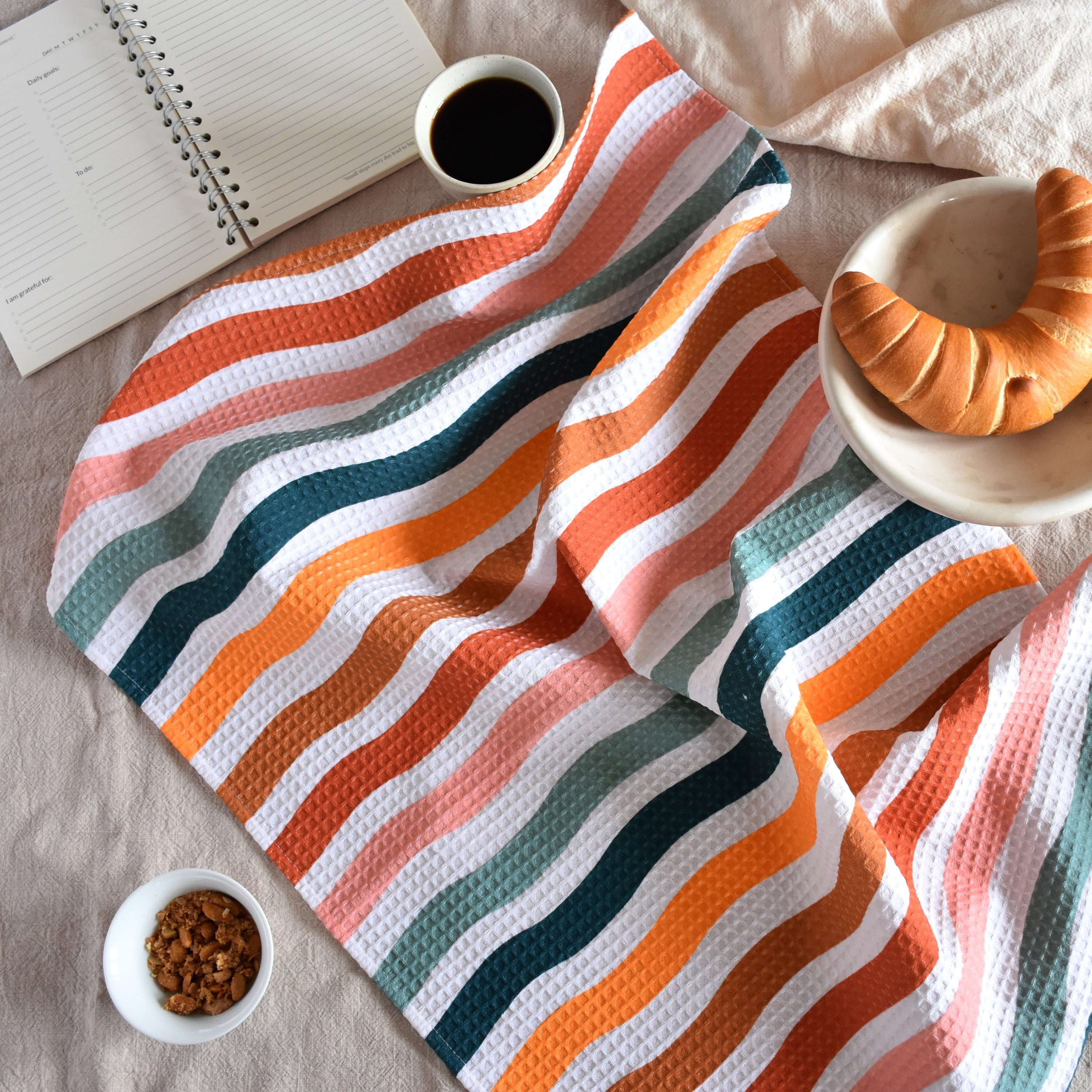Kitchen towel - Wavy stripes