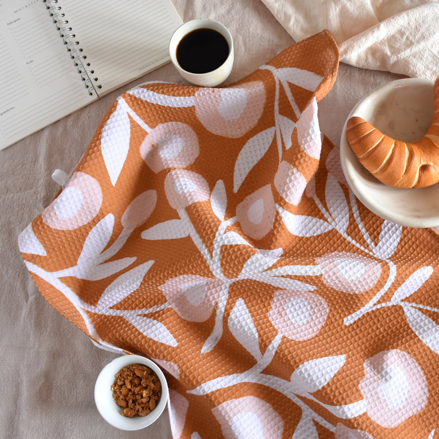Waffle towel - Daisy