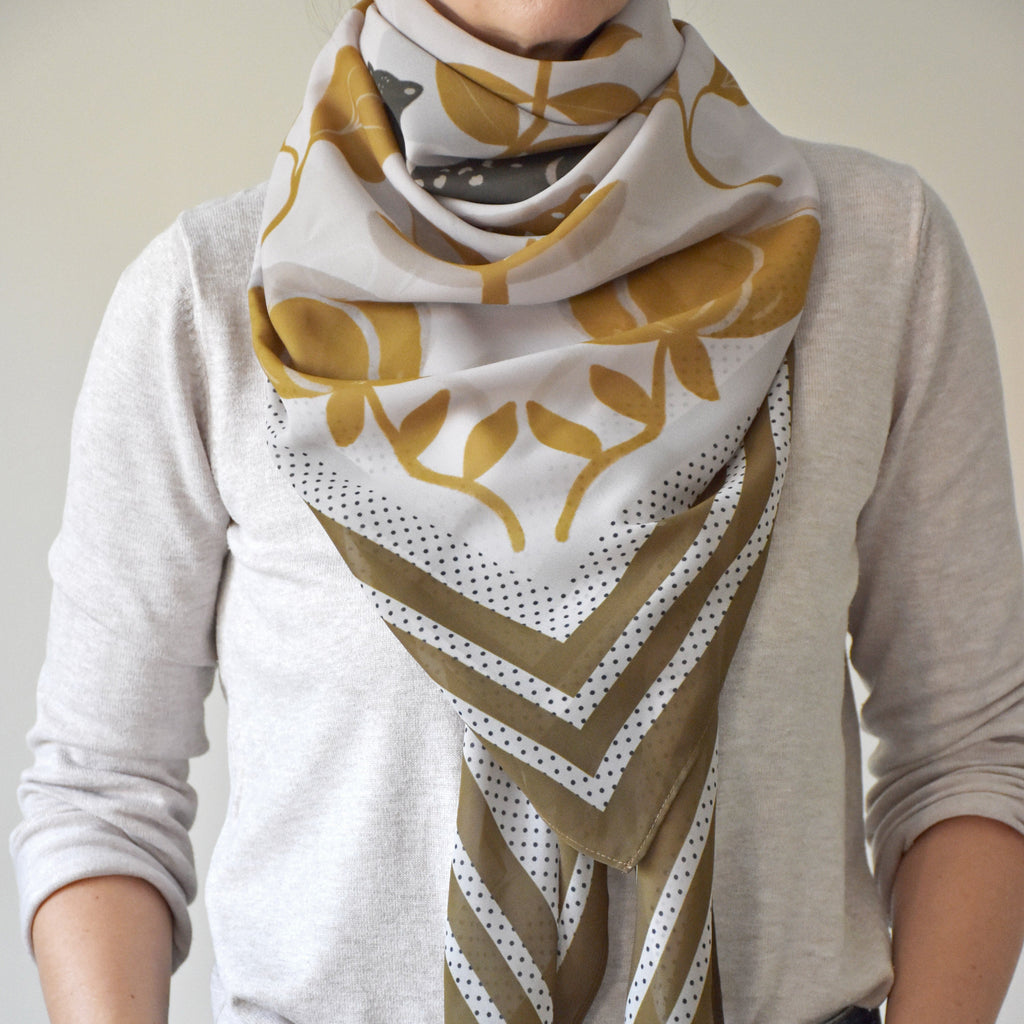 Midnight Garden Scarf