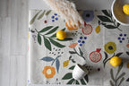 Table runner -Fruits and flowers