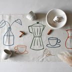 Table runner -Coffee