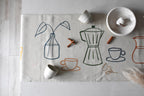 Table runner -Coffee