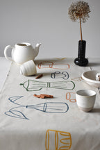 Table runner -Coffee