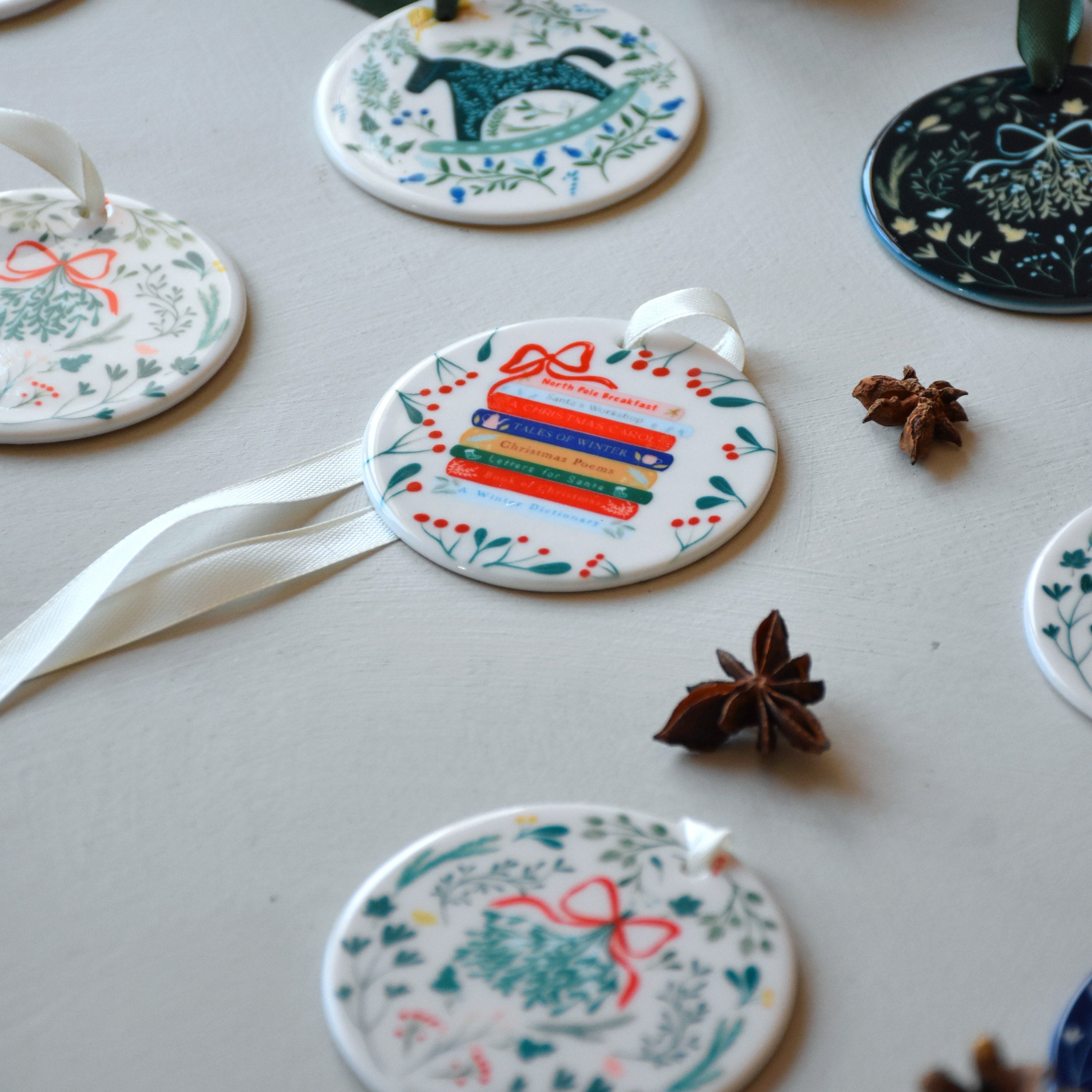 Christmas books Ornament