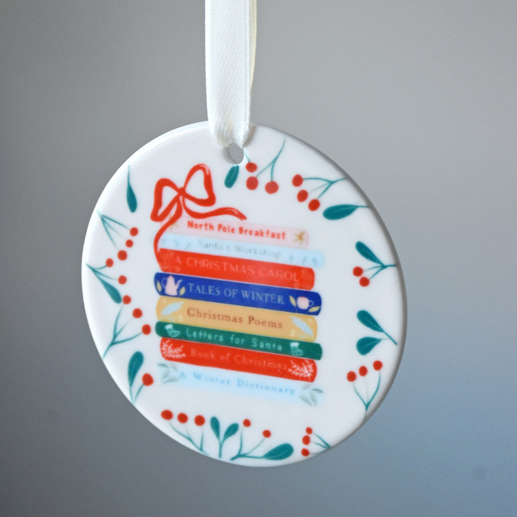 Christmas books Ornament