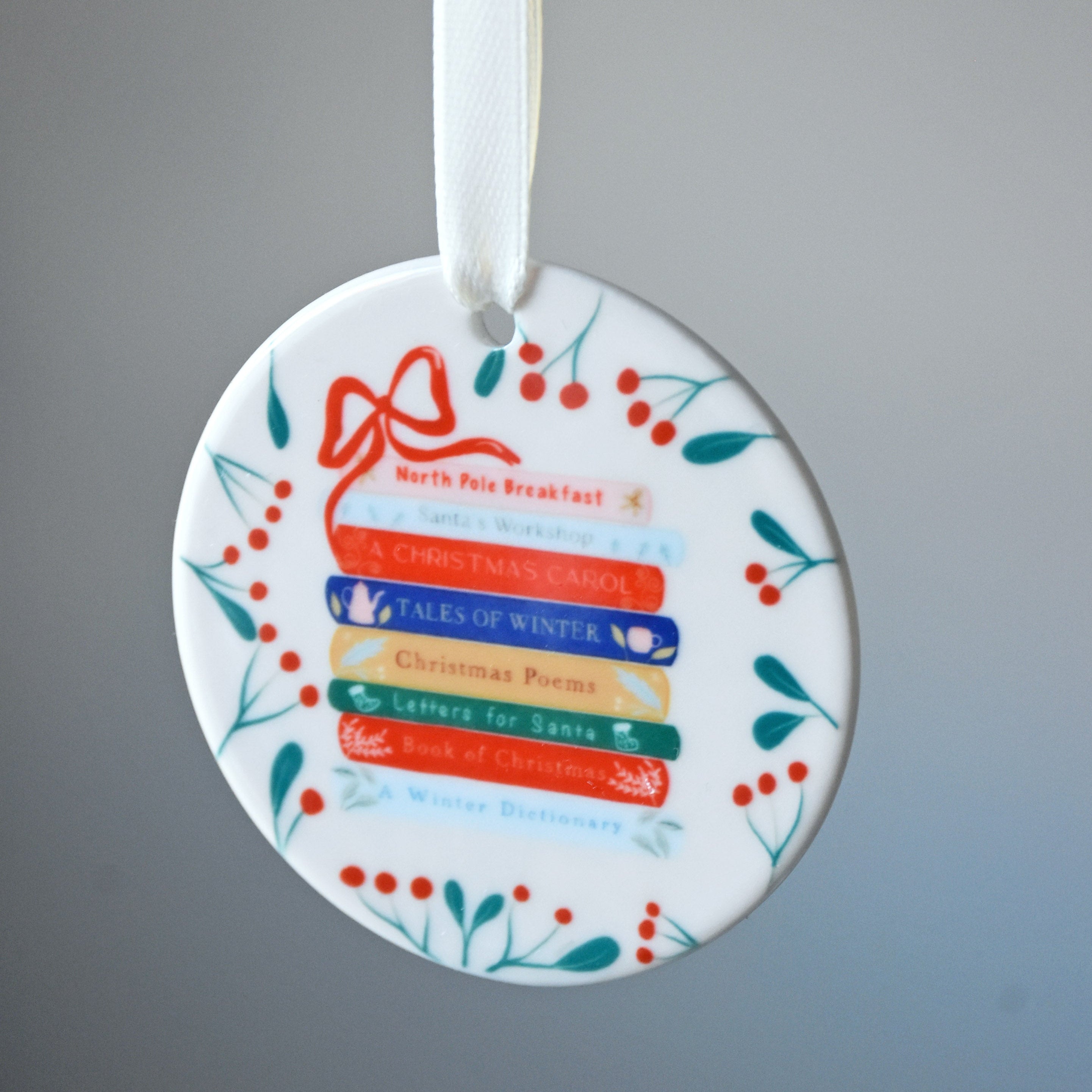 Christmas books Ornament