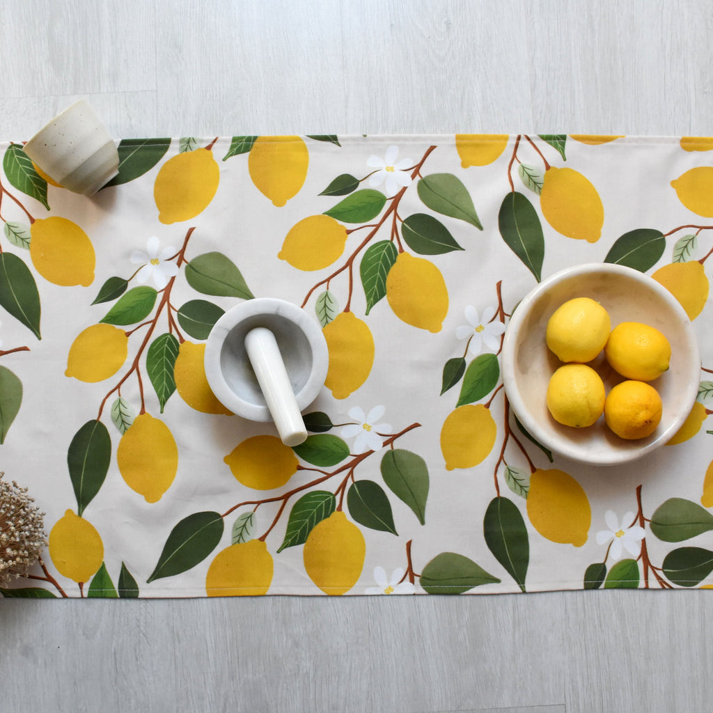 Table runner - Lemons