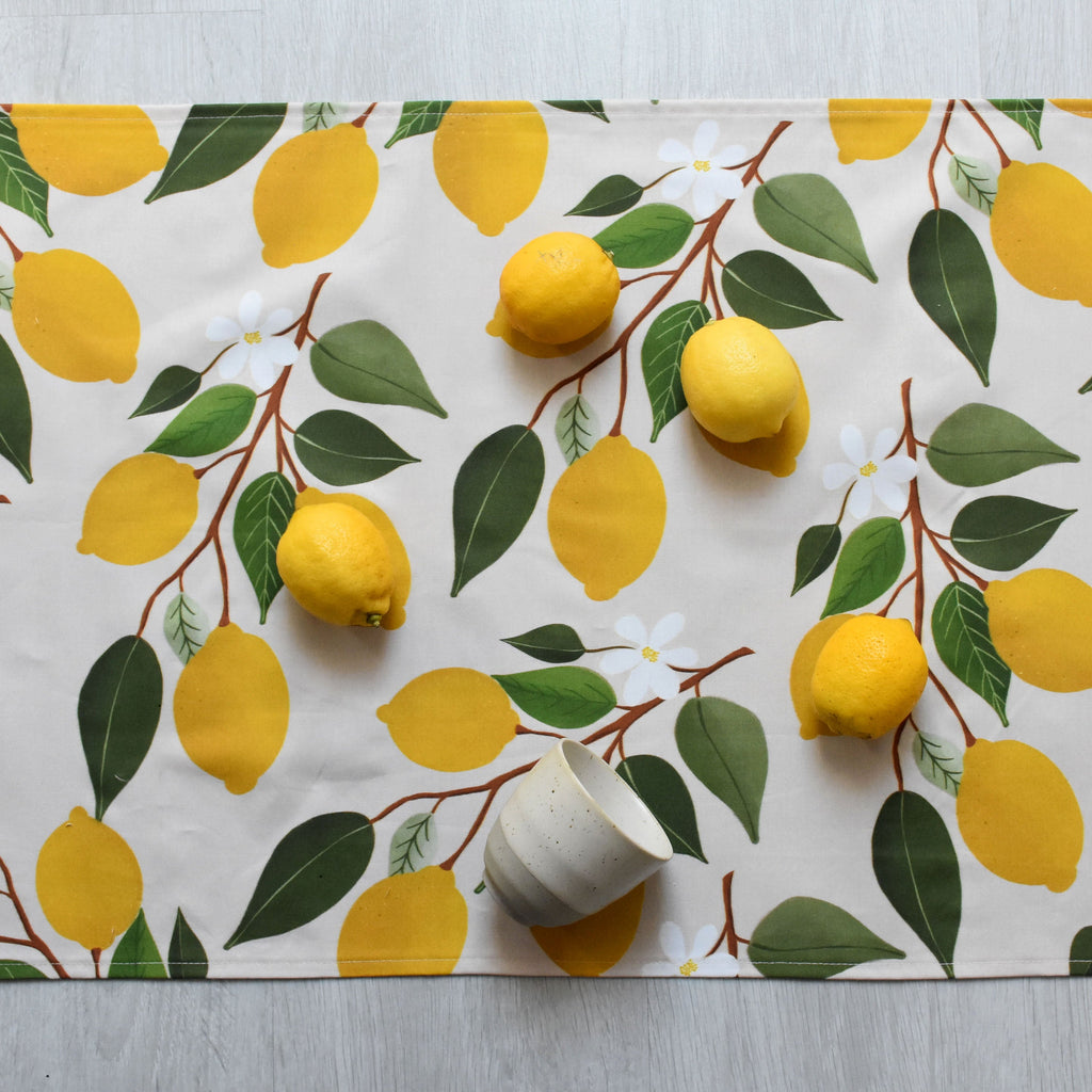Table runner - Lemons
