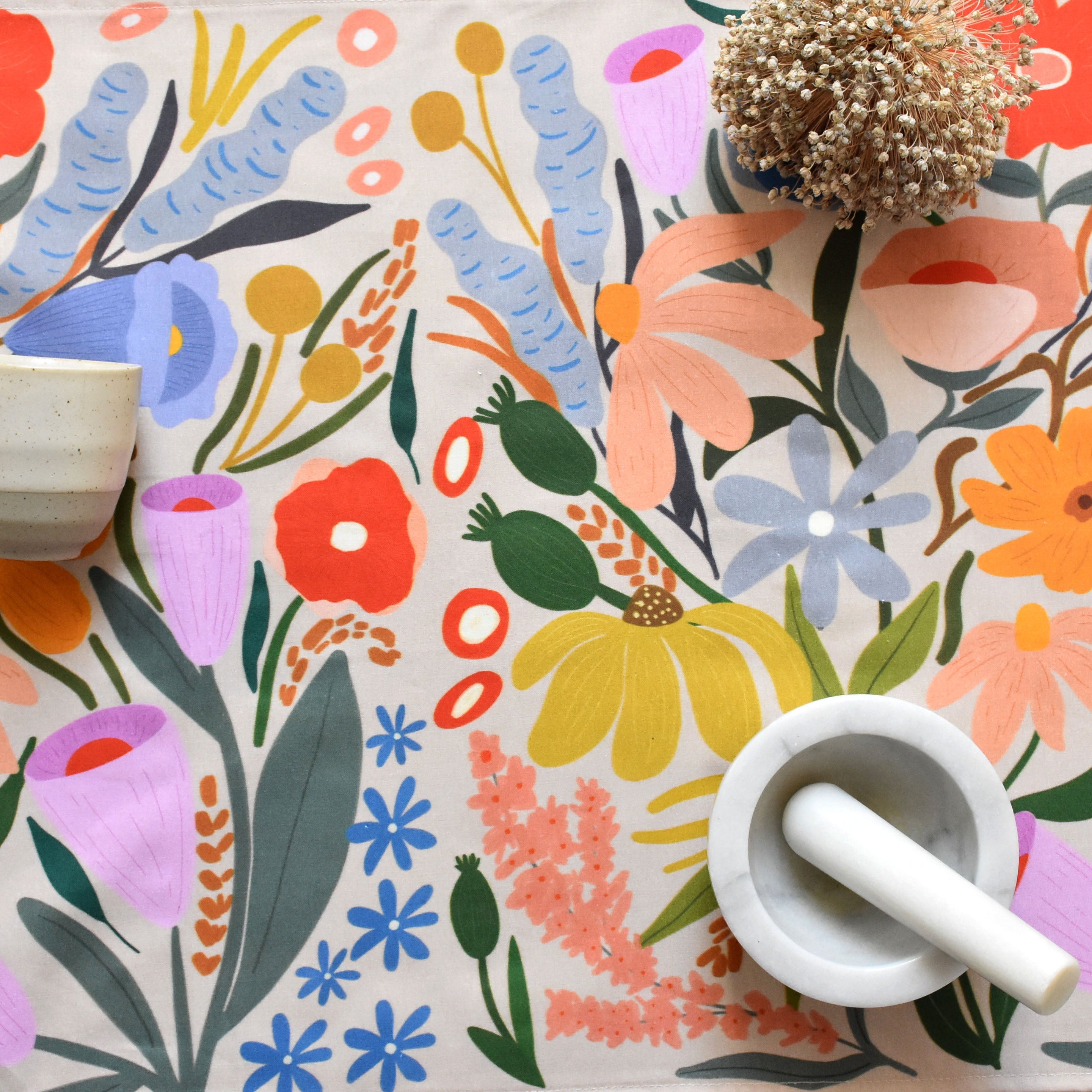 Table runner - Wildflowers