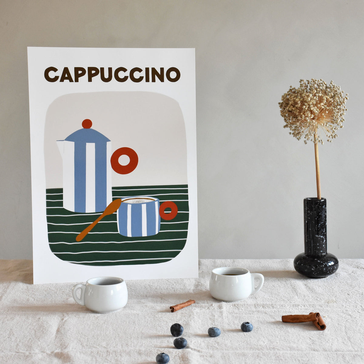 Cappuccino – Art print za ljubitelje kave