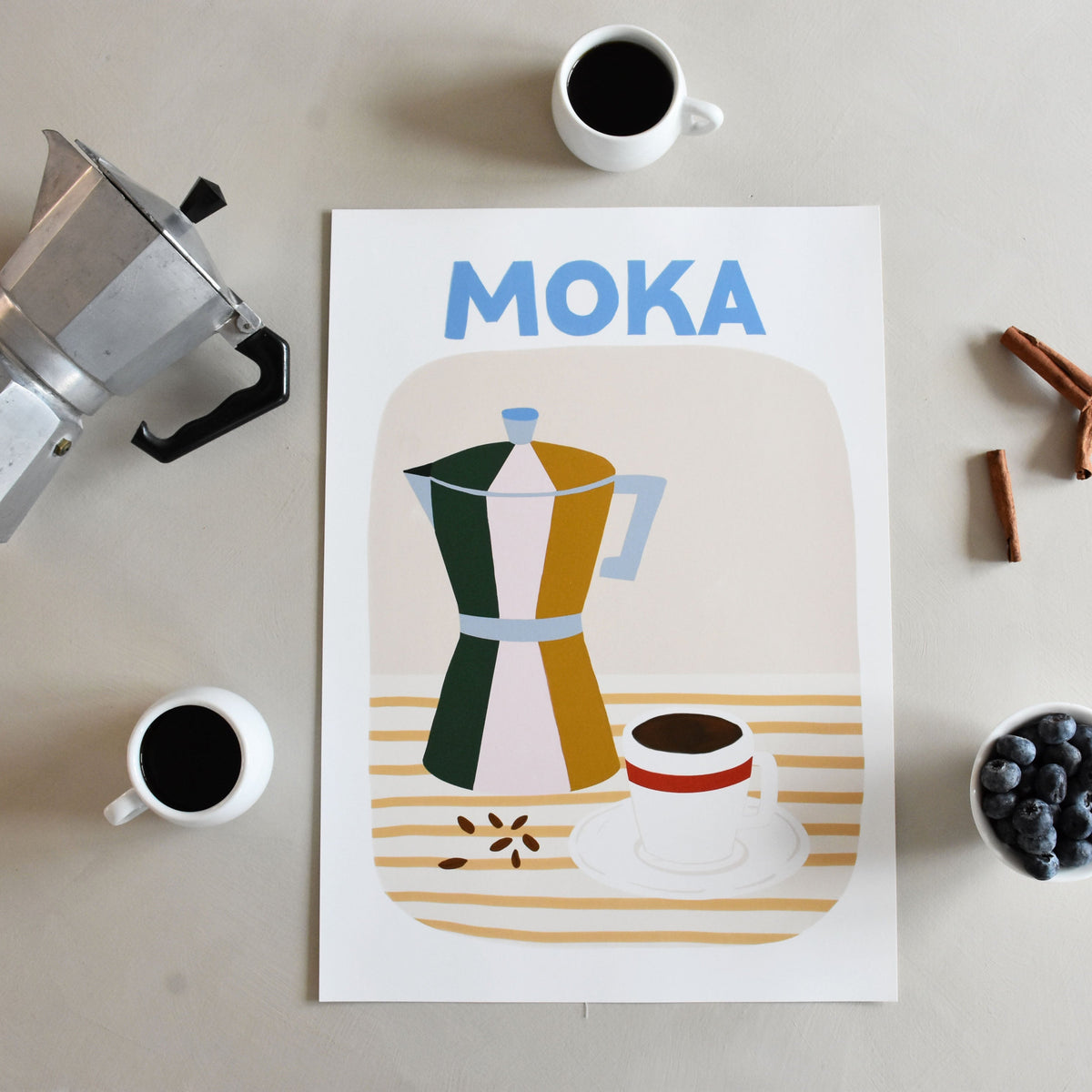 Moka – Art print za ljubitelje kave