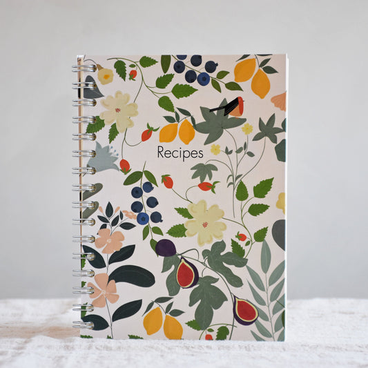 Floral recipe book