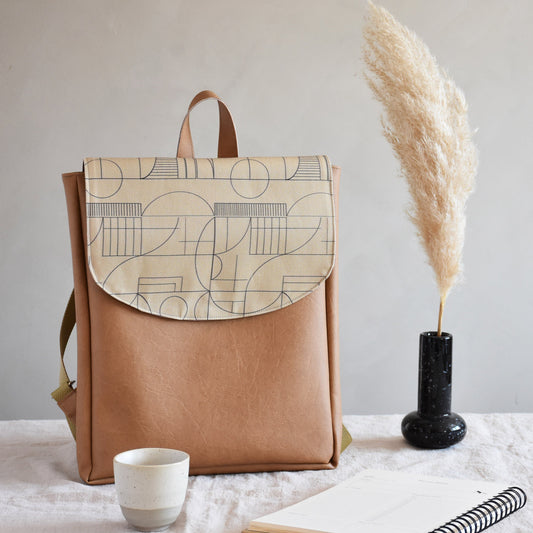 Mocca Backpack - Geometric