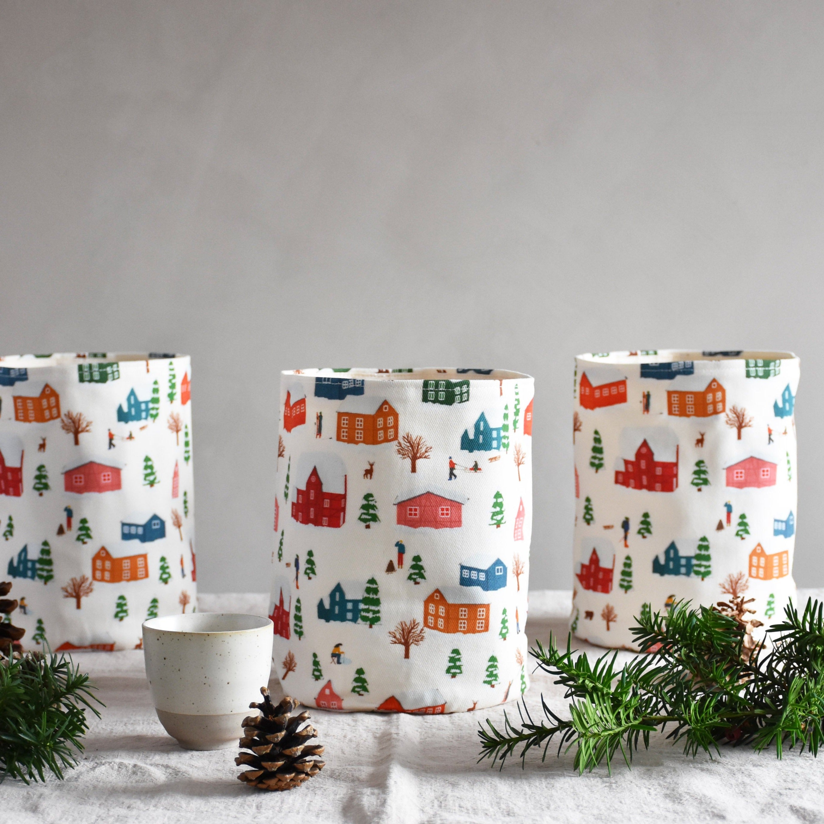 Storage basket - Winter village