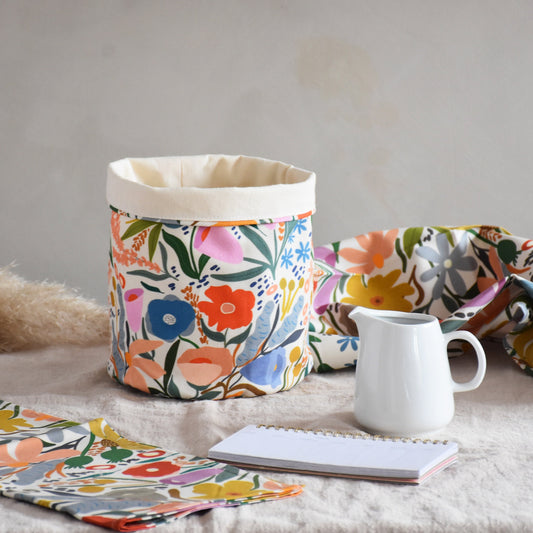 Storage basket  - Wildflowers