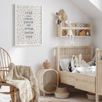 Personalizirani dječji art print - Dots no.6