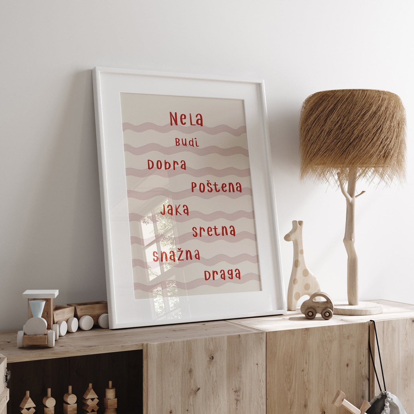 Personalizirani dječji art print - Val no.7