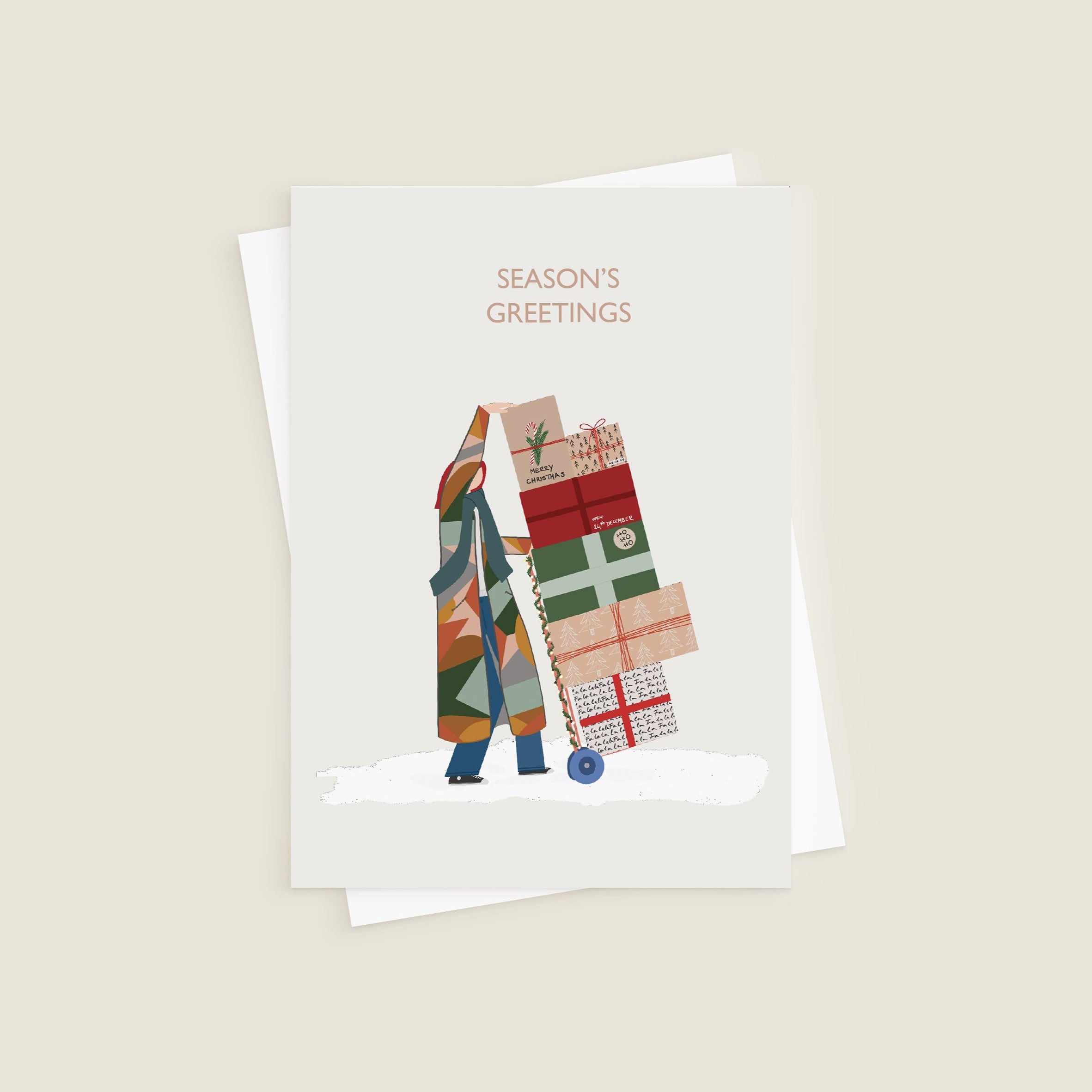 Season’s Greetings Card – Holiday Warmth and Joy