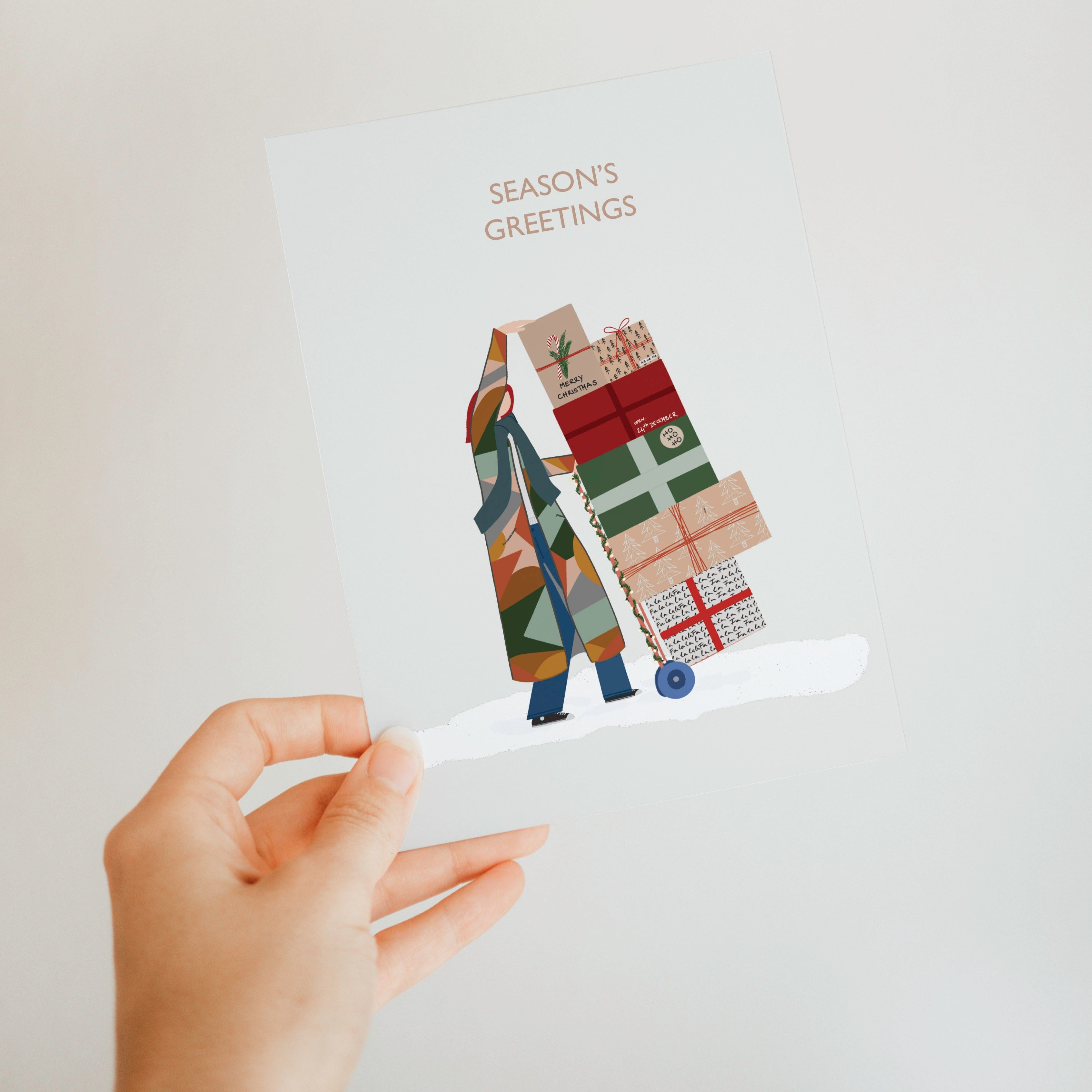 Season’s Greetings Card – Holiday Warmth and Joy