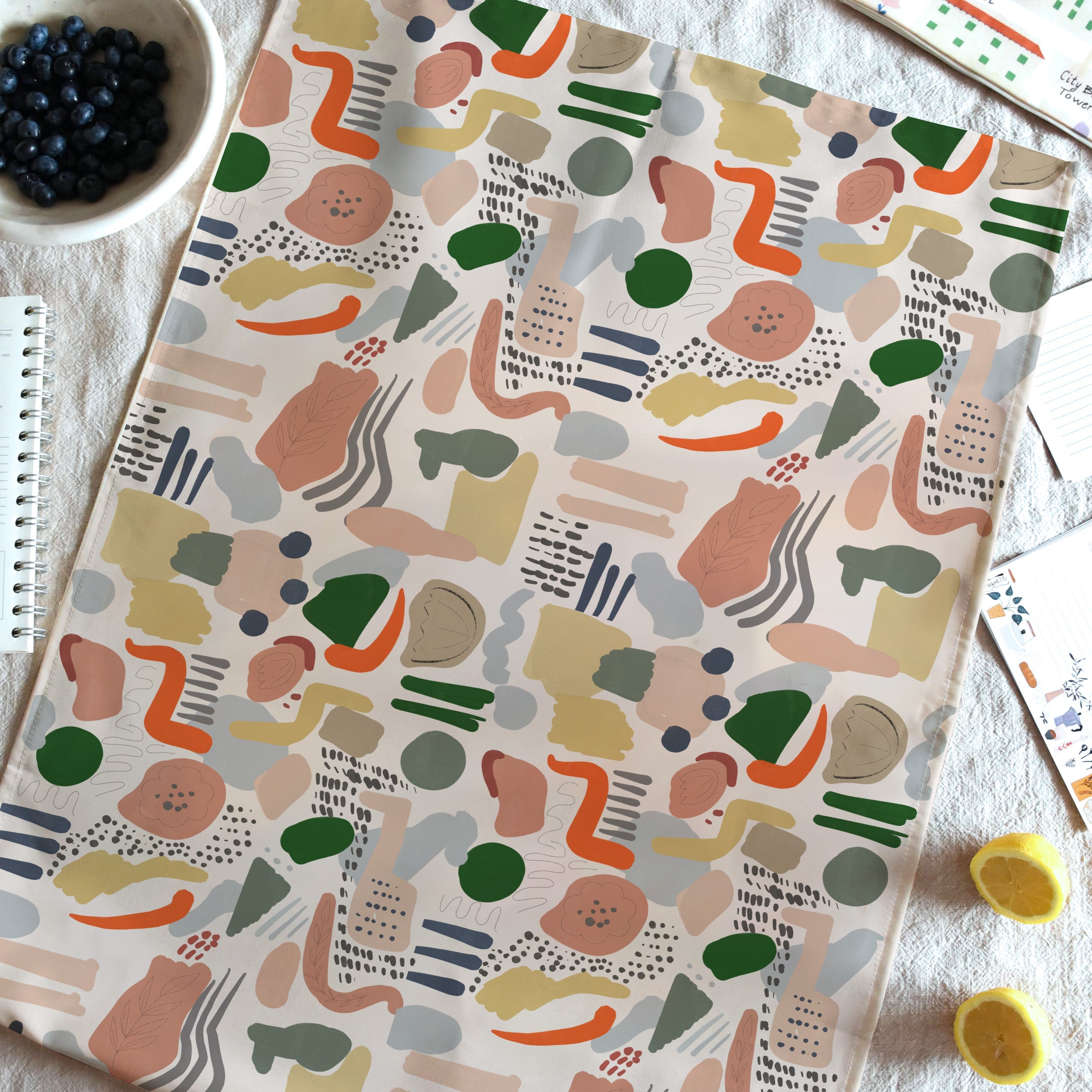 Kitchen towel - Shapes