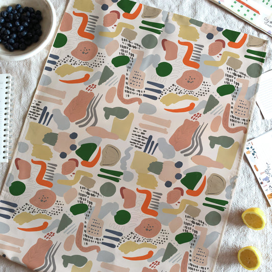Kitchen towel - Shapes