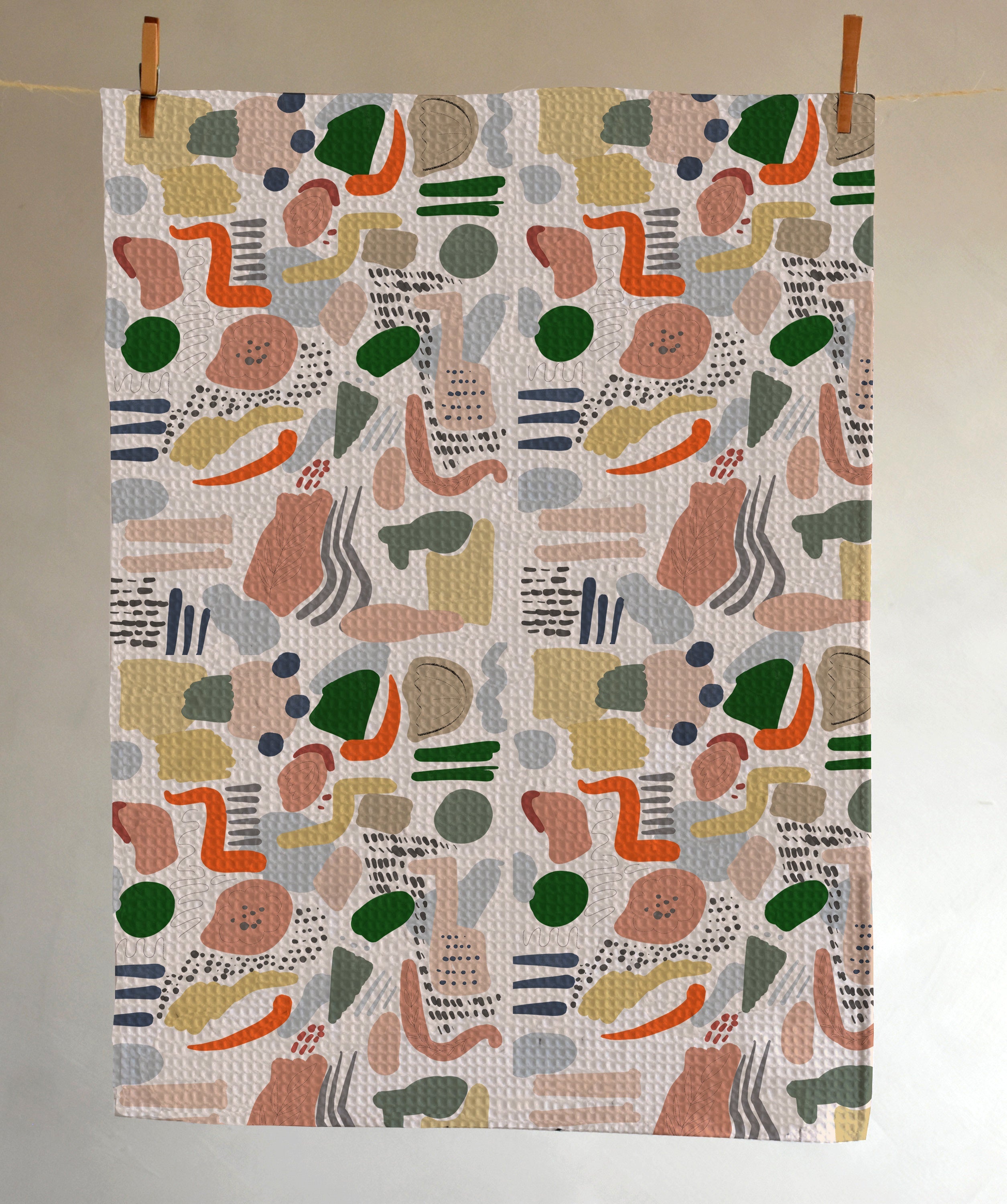 Kitchen towel - Shapes