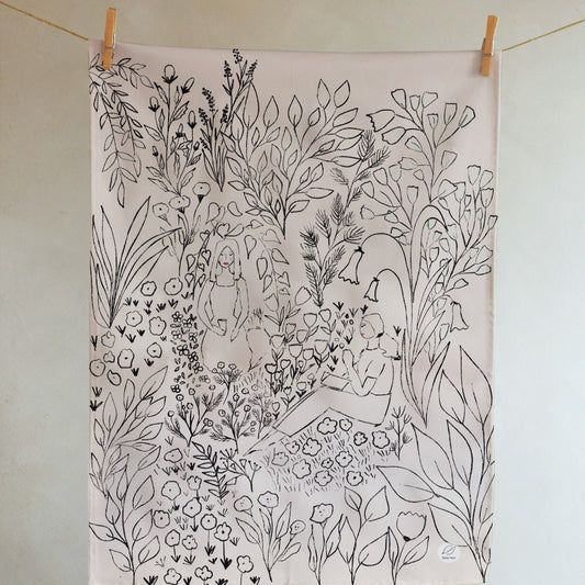Kitchen towel- Meadow picnic